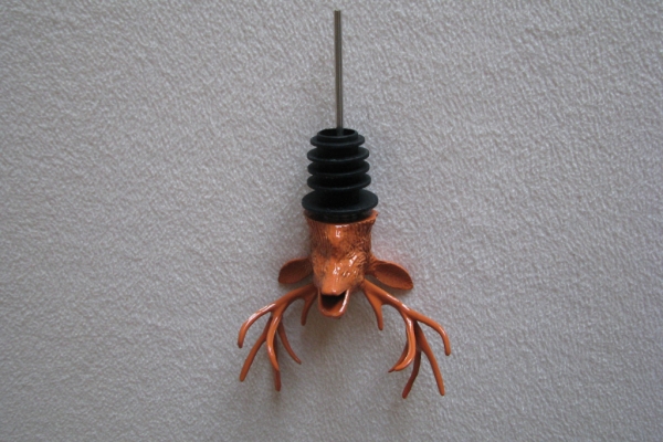 Ogłoszenie - Dekoracyjny dozownik, aerator, nalewak do butelek – jeleń. Zdjęcie 4