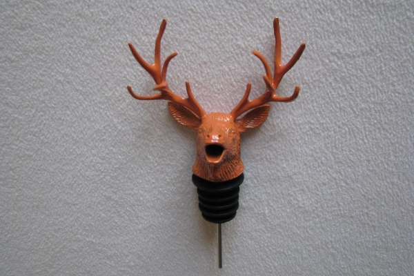 Ogłoszenie - Dekoracyjny dozownik, aerator, nalewak do butelek – jeleń. Zdjęcie 3