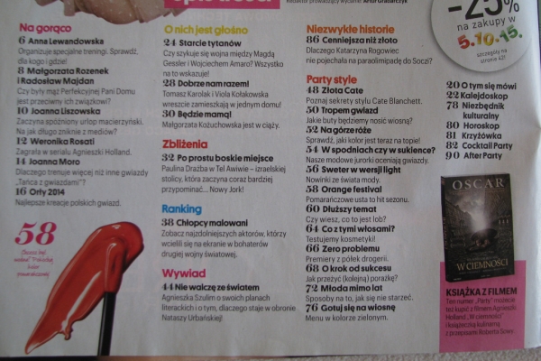 Ogłoszenie - Party – życie gwiazd, nr 6 (168) z 17 marca 2014 r. dwutygodnik. Zdjęcie 3