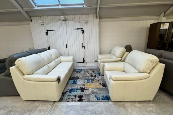 Ogłoszenie - Komplet wypoczynkowy MALEZJA - funkcja spania, skóra naturalna 100%. Zdjęcie 7