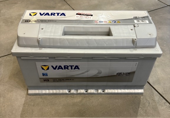 Ogłoszenie - Akumulator VARTA Silver Dynamic H3 100Ah 830A EN. Zdjęcie 1