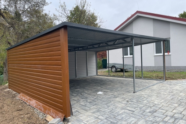 Ogłoszenie - Wiata Garażowa Carport 6x5 Drewnopodobny Premium. Zdjęcie 3