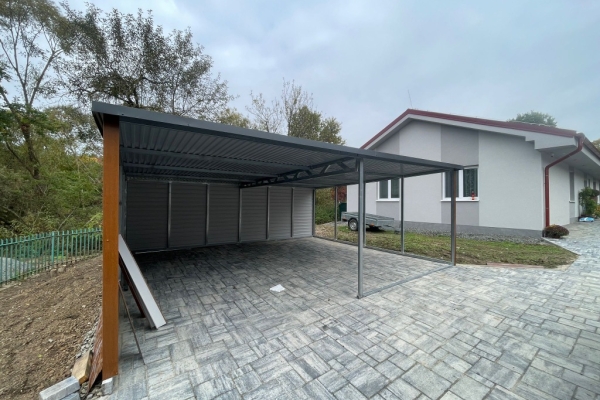 Ogłoszenie - Wiata Garażowa Carport 6x5 Drewnopodobny Premium. Zdjęcie 2