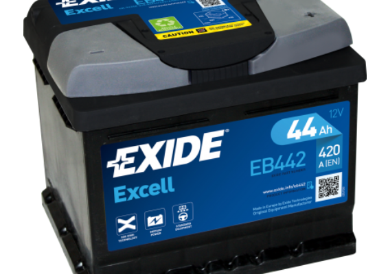 Ogłoszenie - Akumulator 44Ah 420A EB442 Exide Excell. Zdjęcie 1