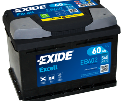 Ogłoszenie - Akumulator 60Ah 540A EB602  Exide Excell. Zdjęcie 1