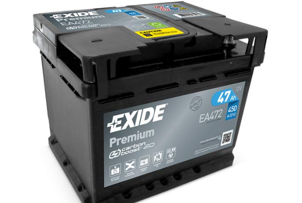 Ogłoszenie - Akumulator 47Ah 450A EA472 Exide Premium. Zdjęcie 1