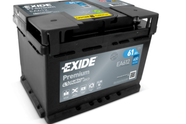 Ogłoszenie - Akumulator 61Ah 600A EA612  Exide Premium. Zdjęcie 1