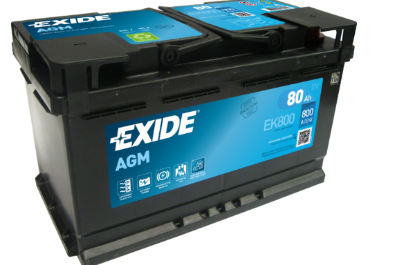 Ogłoszenie - Akumulator 80Ah 800A  Exide AGM start&stop EK800. Zdjęcie 1
