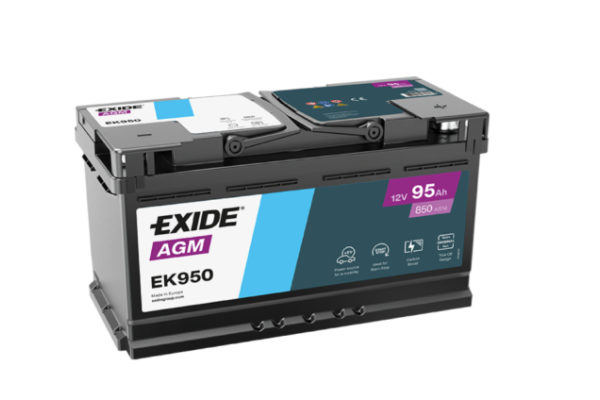 Ogłoszenie - Akumulator 95Ah 850A EXIDE AGM START&STOP EK950. Zdjęcie 1