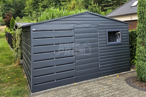 Ogłoszenie - GARAŻE GARAŻE NA RĄBEK DOMKI OGRODOWE HALE WIATY ŚMIETNIKOWE WIATY SAMOCHODOWE KOJCE OSŁONY NA KLIMATYZATORY / POMPY CI. Zdjęcie 6