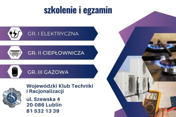 Ogłoszenie - Szkolenia i egzamin Uprawnienia energetyczne (ciepłownicze, ciepłownicze, gazowe). Zdjęcie 1