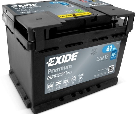 Ogłoszenie - Akumulator Exide Premium 61Ah 600A Prawy Plus. Zdjęcie 1