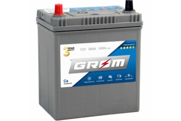 Ogłoszenie - Akumulator GROM Premium 38Ah 340A L+. Zdjęcie 1