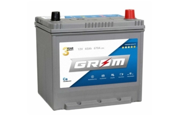 Ogłoszenie - Akumulator GROM Premium 65Ah 670A P+. Zdjęcie 1