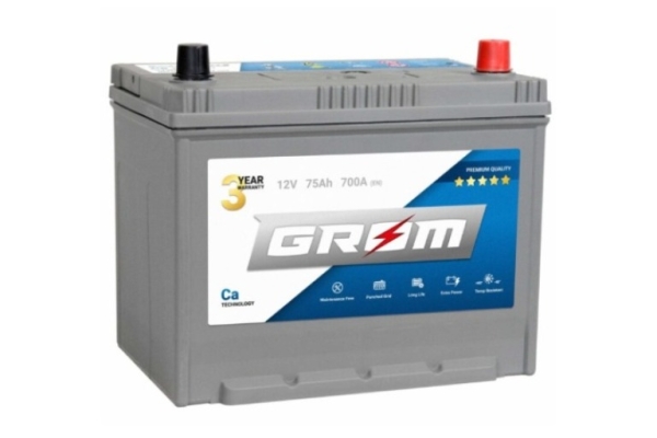 Ogłoszenie - Akumulator Grom Premium 75ah 700a japan p+. Zdjęcie 1