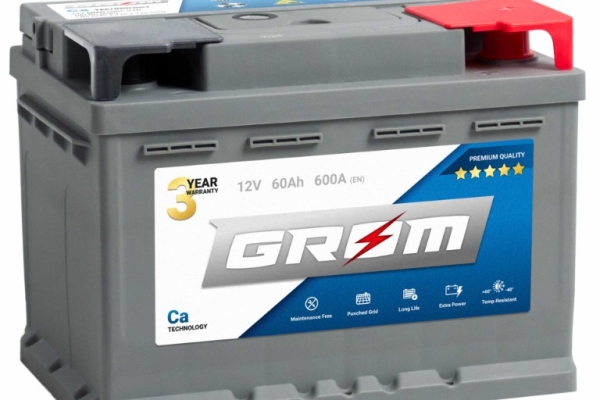 Ogłoszenie - Akumulator GROM Premium 60Ah 600A. Zdjęcie 1