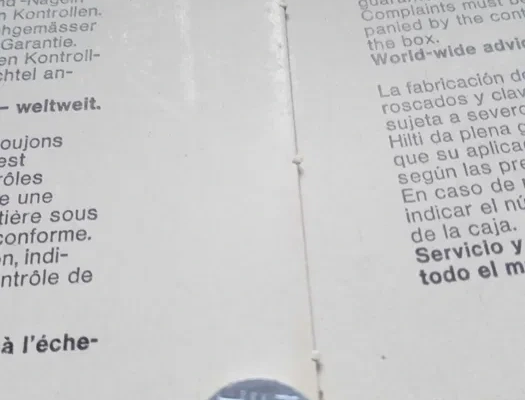 Ogłoszenie - Kołki gwoździe do stał Hilti ENP3- 21 D12. Zdjęcie 5