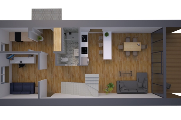 Ogłoszenie - Sprzedam dom w stanie zamkniętym / Okazja cenowa, 15 km od Gdańska.. Zdjęcie 2