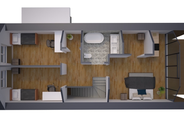 Ogłoszenie - Sprzedam dom w stanie zamkniętym / Okazja cenowa, 15 km od Gdańska.. Zdjęcie 3