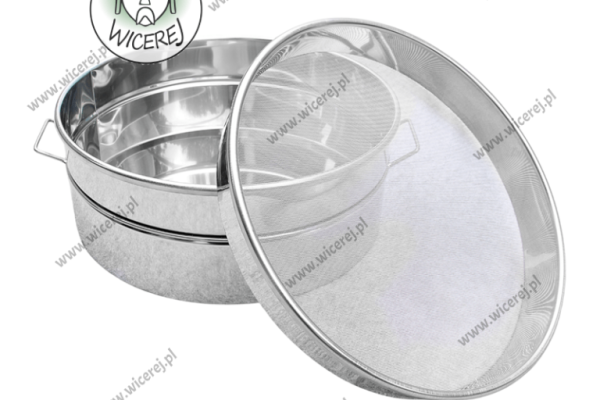 Ogłoszenie - Nierdzewny Odstojnik Pojemnik do miodu poj. 30L z Sitem Do niskich miodarek. Zdjęcie 6