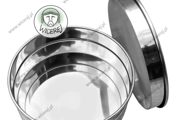 Ogłoszenie - Nierdzewny Odstojnik Pojemnik do miodu poj. 30L z Sitem Do niskich miodarek. Zdjęcie 5