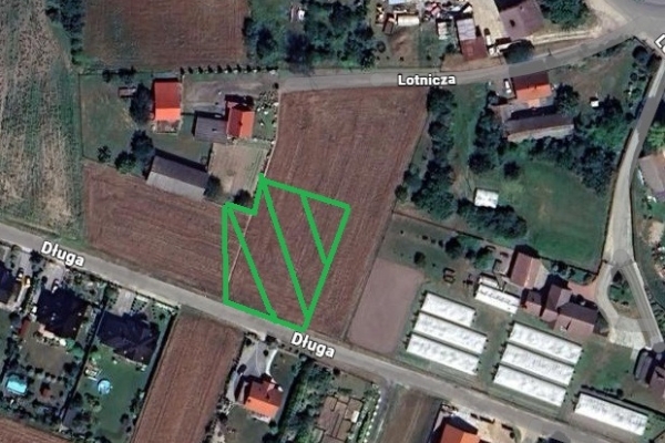 Ogłoszenie - Działka budowlana (1000 m2) okolice Wrocławia MEDIA (Szewce). Zdjęcie 1