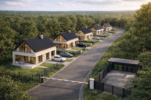 Ogłoszenie - 5pok, 98met Dom pod lasem TARAS/BALKON/2026 (Zielona Góra). Zdjęcie 1