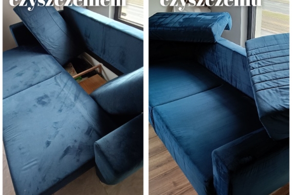 Ogłoszenie - Pranie tapicerki meblowej sofy kanapy materace narożniki Tanio i solidnie 7 dni w tygodniu. Kraków i okolice.. Zdjęcie 4