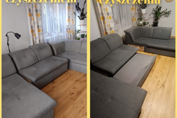 Ogłoszenie - Pranie tapicerki meblowej sofy kanapy materace narożniki Tanio i solidnie 7 dni w tygodniu. Kraków i okolice.. Zdjęcie 3