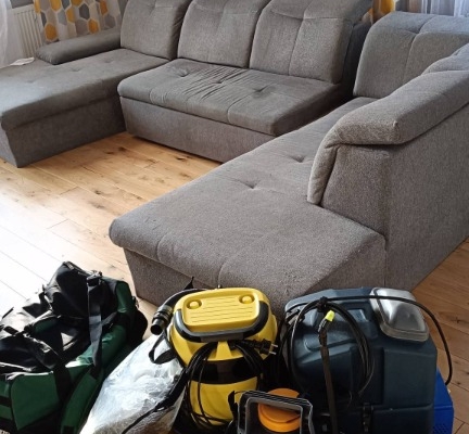 Ogłoszenie - Pranie tapicerki meblowej sofy kanapy materace narożniki Tanio i solidnie 7 dni w tygodniu. Kraków i okolice.. Zdjęcie 1