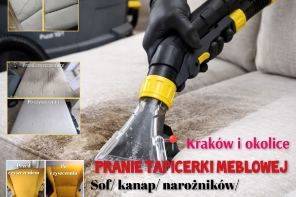 Ogłoszenie - Pranie dywanów, wykładzin, sof, kanap, materace. Tapicerka meblowa.. Zdjęcie 1