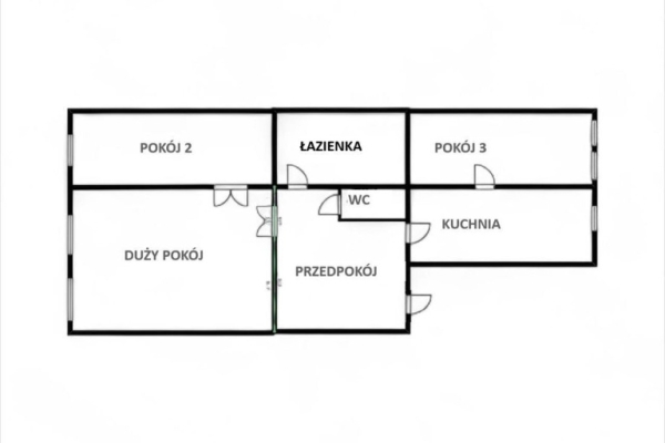 Ogłoszenie - 3pok, 80met, Okolice Kościuszki (Wrocław). Zdjęcie 10