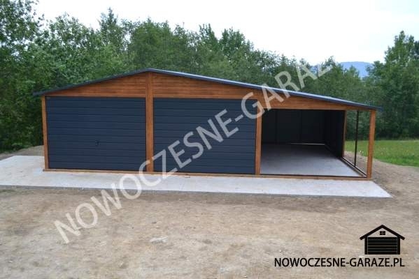 Ogłoszenie - Garaż blaszany 6x5 konstrukcja profil ocynk. Zdjęcie 1