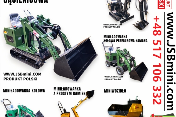 Ogłoszenie - Ładowarka Koparka Wozidło - NOWE 2026 - Prosto od Producenta JSB POLSKA. Zdjęcie 2