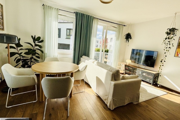 Ogłoszenie - 2pok, 49met, Oklice Asfaltowej BALKON/GARAŻ/2017 (Wrocław). Zdjęcie 2