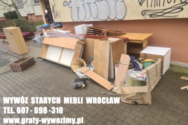 Ogłoszenie - Wywóz,utylizacja starych mebli Wrocław.. Zdjęcie 1