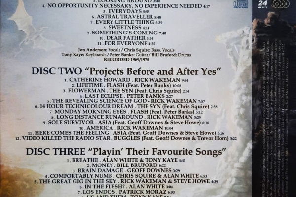 Ogłoszenie - Polecam Wspaniały Zestaw 3XCD Zespołu YES A Jorney Through Inner World. Zdjęcie 2