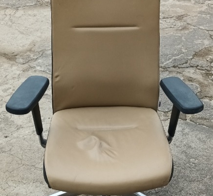 Ogłoszenie - Fotel gabinetowy PROFIM 12SL,używany, skóra,FAKTURA VAT. Zdjęcie 1