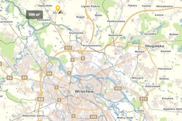 Ogłoszenie - Działka budowlana (1000 m2) okolice Wrocławia MEDIA (Szewce). Zdjęcie 4