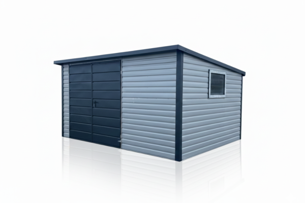 Ogłoszenie - Domek narzędziowy 4m x 2.5m schowek ogrodowy srebrny + grafit. Zdjęcie 4