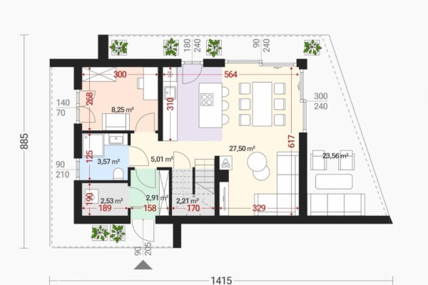 Ogłoszenie - 5pok, 98met Dom pod lasem TARAS/BALKON/2026 (Zielona Góra). Zdjęcie 5