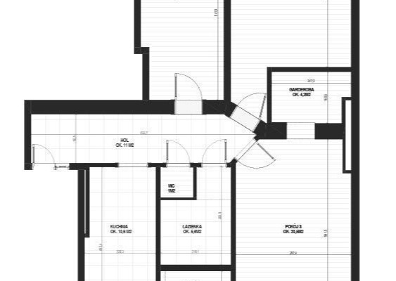 Ogłoszenie - 3pok, 91met, okolice Kamiennej 2 BALKONY/PIWNICA (Wrocław). Zdjęcie 9