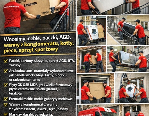 Ogłoszenie - TRAGARZE 24H  POGOTOWIE TRAGARSKIE  PRZEPROWADZKI  wnosimy-znosimy meble paczki gabaryty wszystko i wszędzie!. Zdjęcie 1