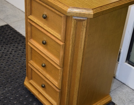 Ogłoszenie - komoda dębowa z szufladami - jak nowa. Zdjęcie 3