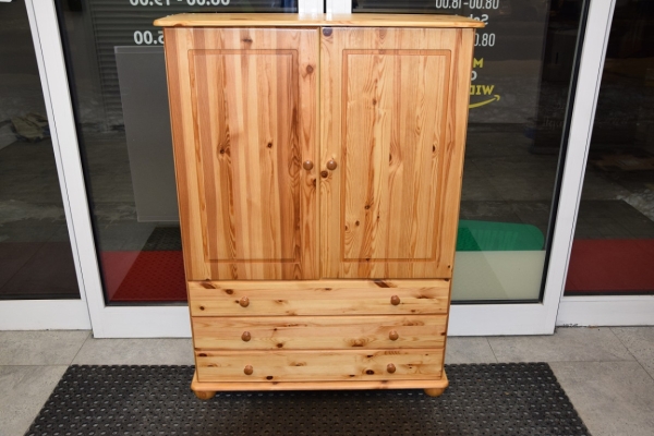 Ogłoszenie - bieliźniarka z drewna sosnowego - jak nowa. Zdjęcie 1