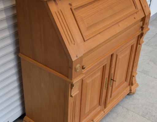 Ogłoszenie - sekretarzyk z drewna świerkowego - super stan. Zdjęcie 2