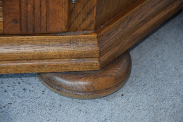 Ogłoszenie - komoda narożna z drewna dębowego - jak nowa. Zdjęcie 5