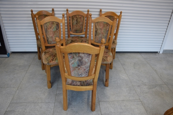 Ogłoszenie - krzesła dębowe 6 sztuk - super stan. Zdjęcie 4