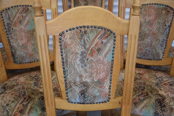 Ogłoszenie - krzesła dębowe 6 sztuk - super stan. Zdjęcie 6