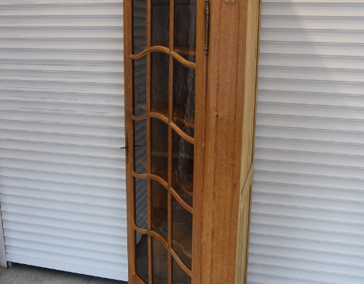 Ogłoszenie - witryna narożna z drewna dębowego - jak nowa. Zdjęcie 2